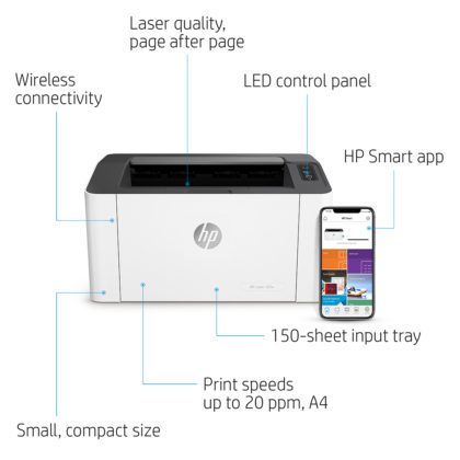 Как распечатать тестовую страницу hp 107w