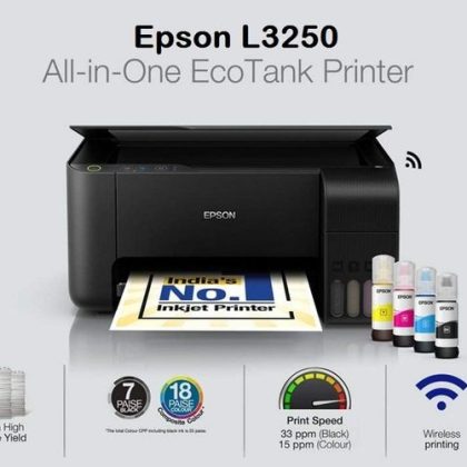 Epson L 3250 A4 Wi-Fi All-in-One Ink Tank Printer (Eco Tank)